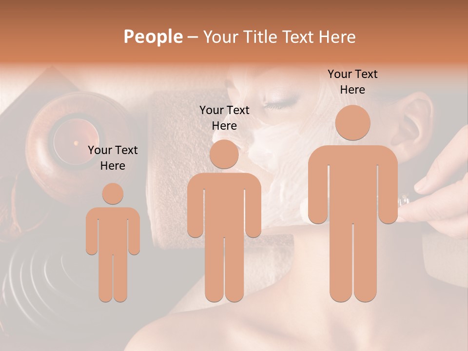 Spa Cosmetician Resting PowerPoint Template