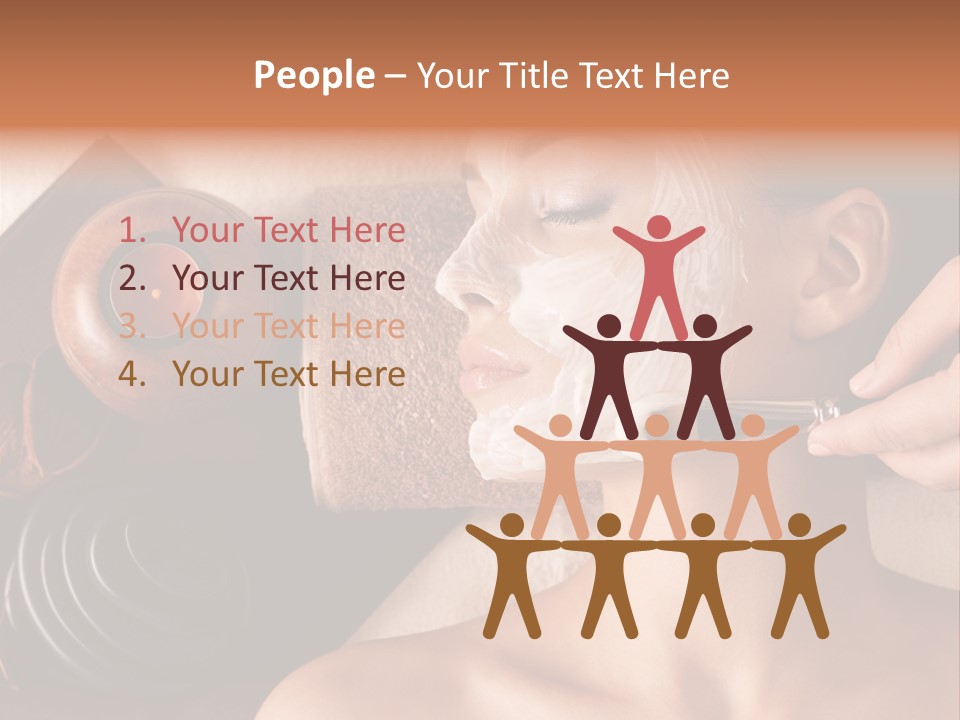 Spa Cosmetician Resting PowerPoint Template