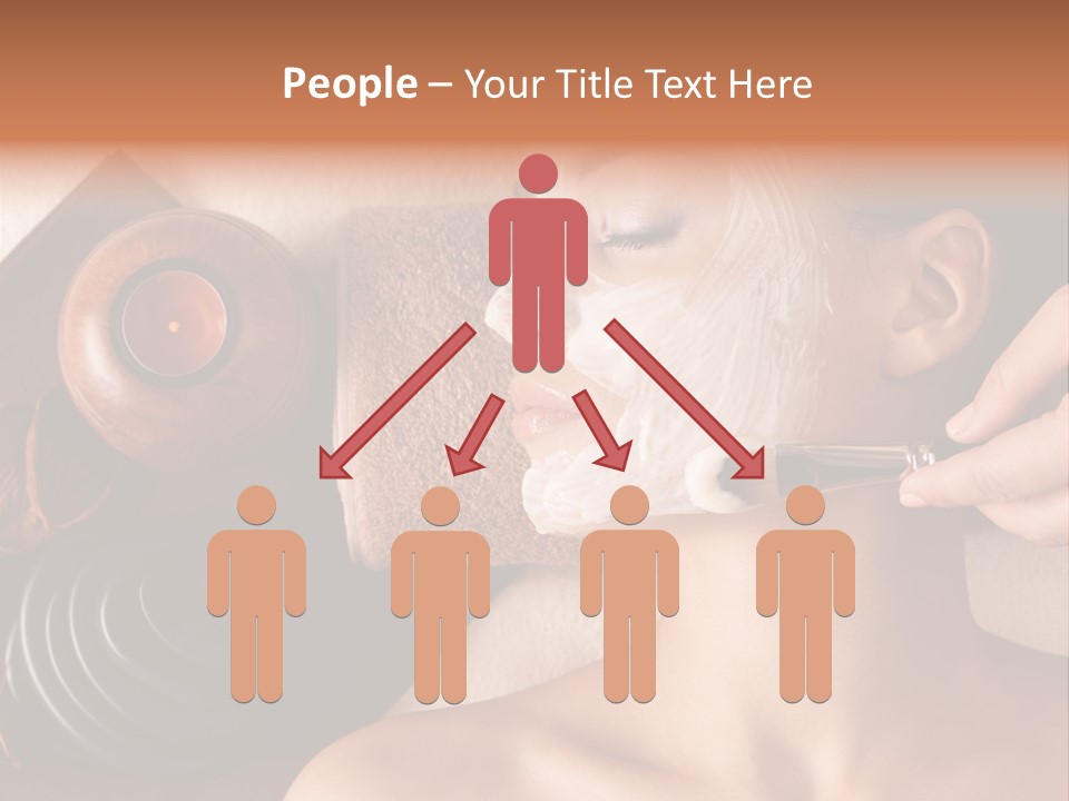 Spa Cosmetician Resting PowerPoint Template