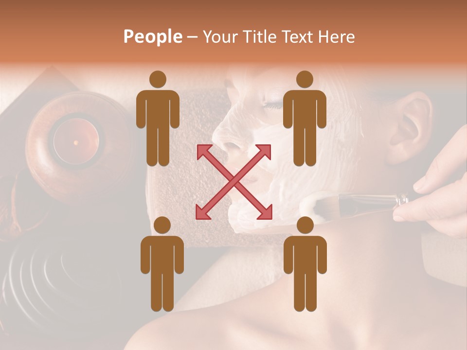 Spa Cosmetician Resting PowerPoint Template