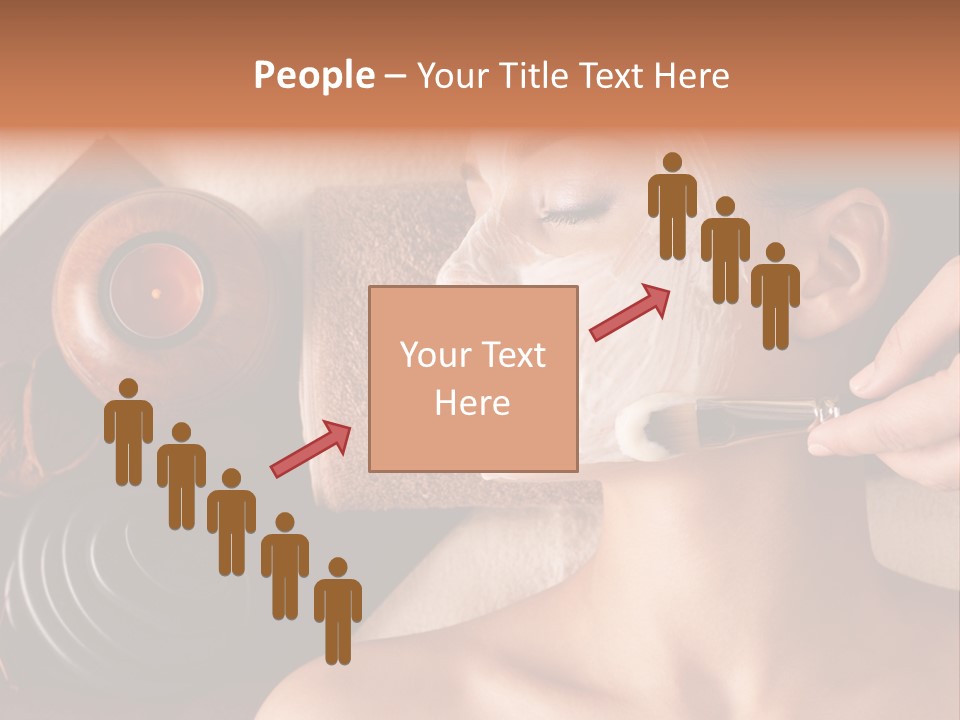 Spa Cosmetician Resting PowerPoint Template