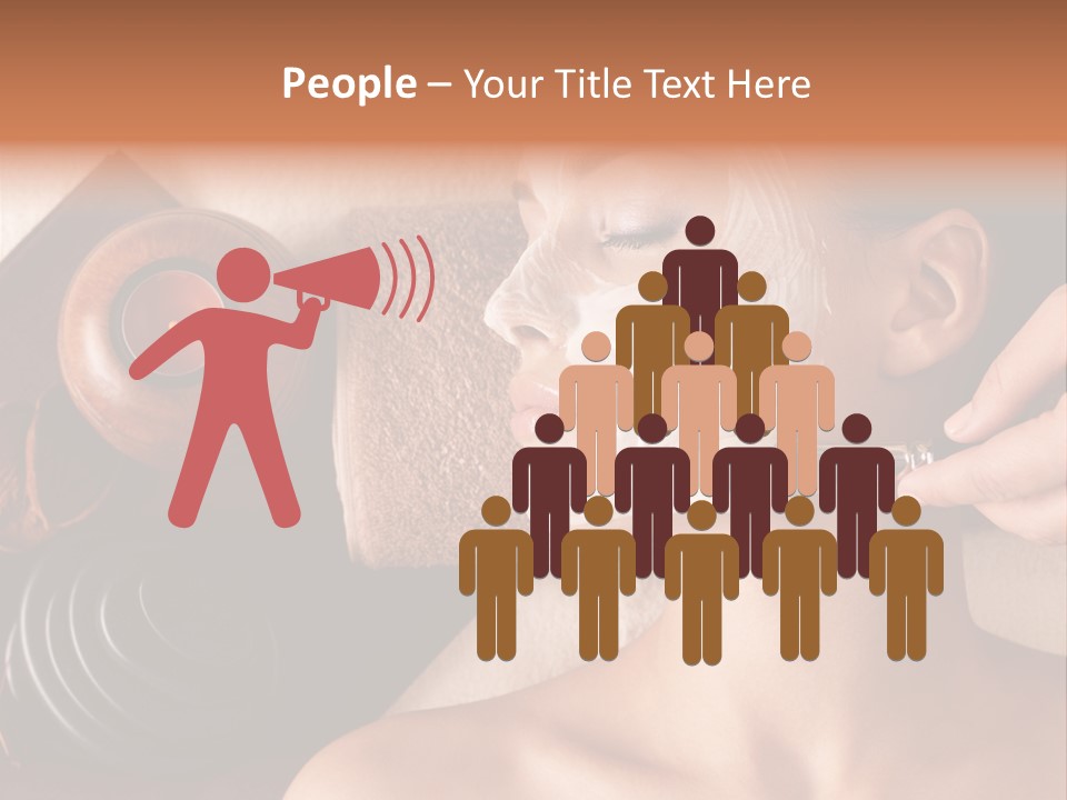 Spa Cosmetician Resting PowerPoint Template