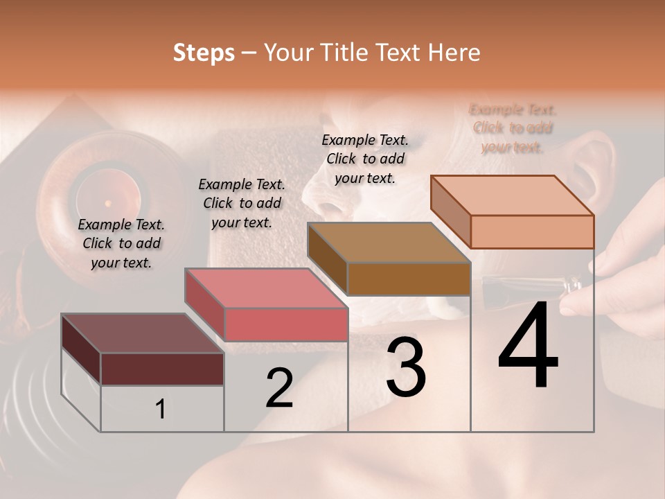 Spa Cosmetician Resting PowerPoint Template