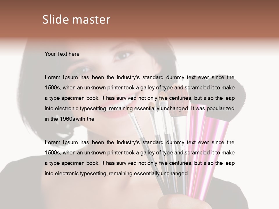 Paint Makeover Artist PowerPoint Template