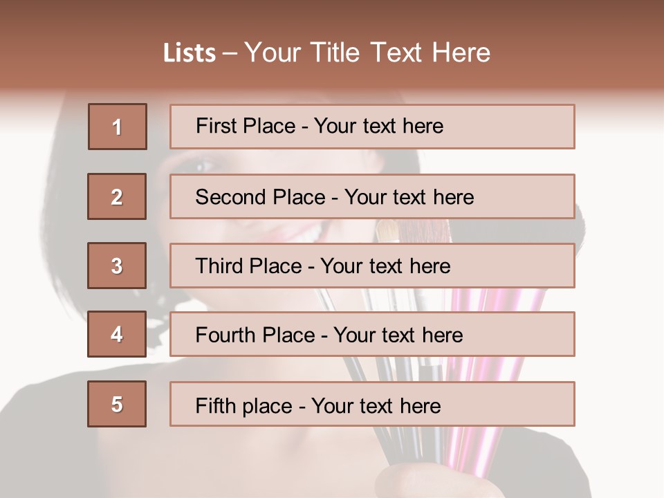 Paint Makeover Artist PowerPoint Template