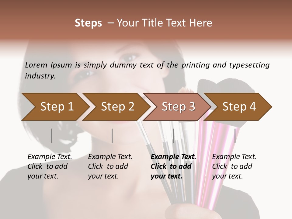 Paint Makeover Artist PowerPoint Template