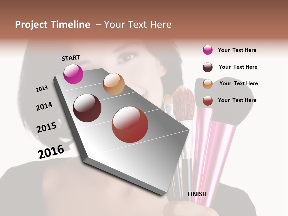 Paint Makeover Artist PowerPoint Template