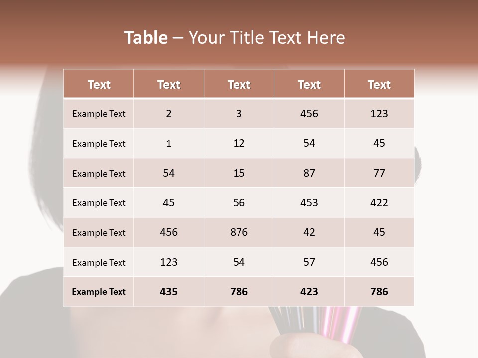 Paint Makeover Artist PowerPoint Template