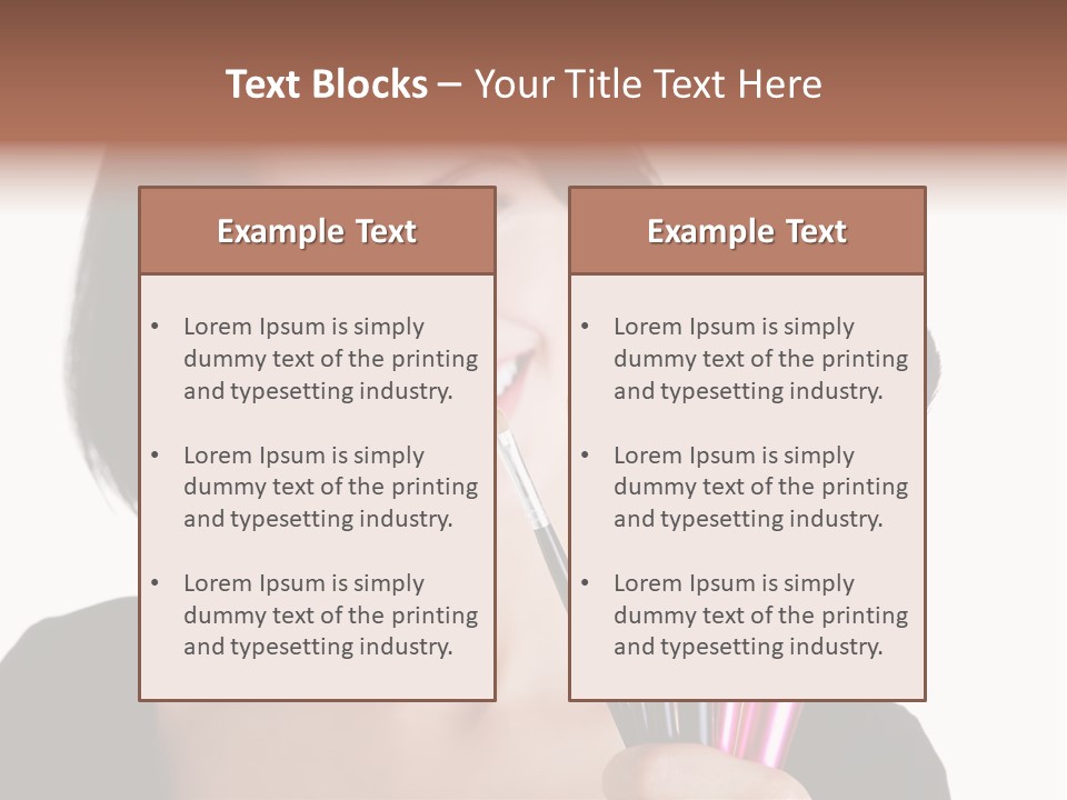 Paint Makeover Artist PowerPoint Template