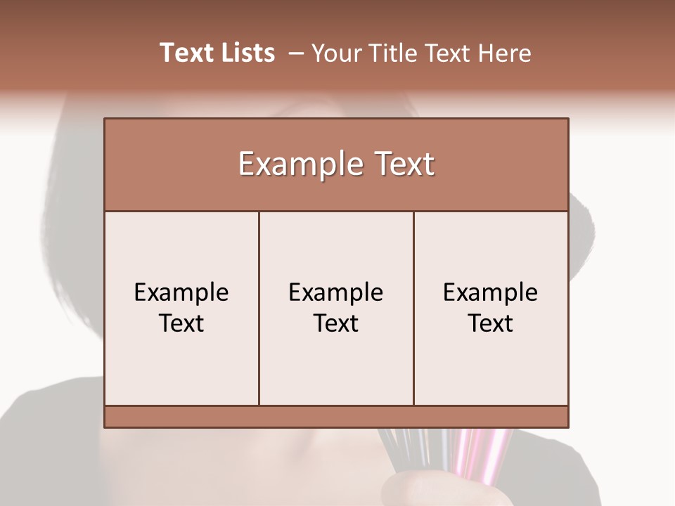 Paint Makeover Artist PowerPoint Template