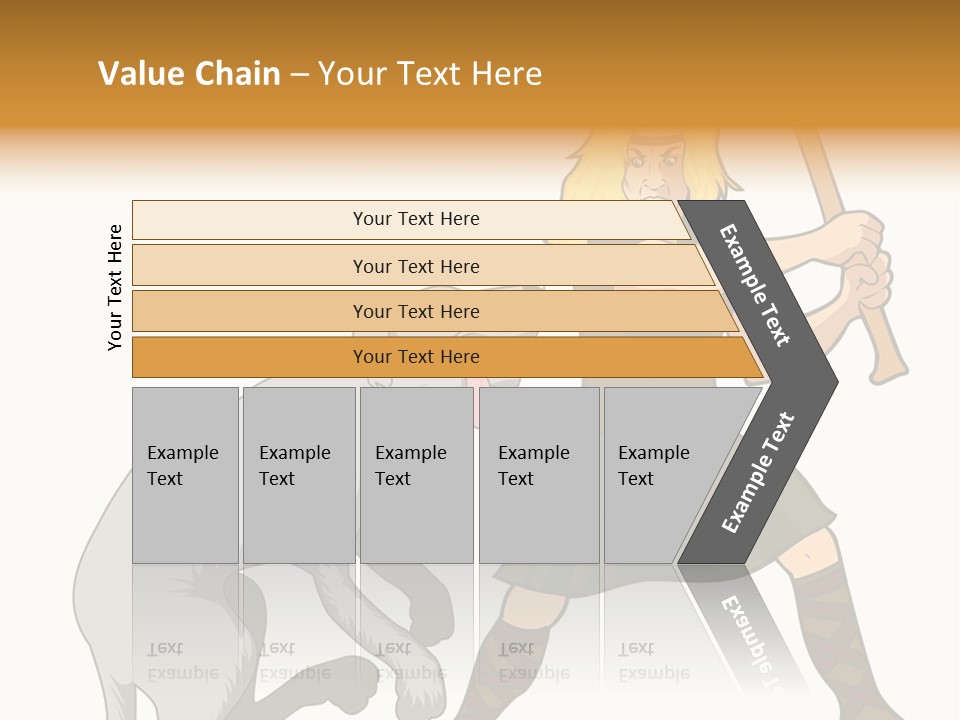 Cu Chulainn Brave Kilt PowerPoint Template