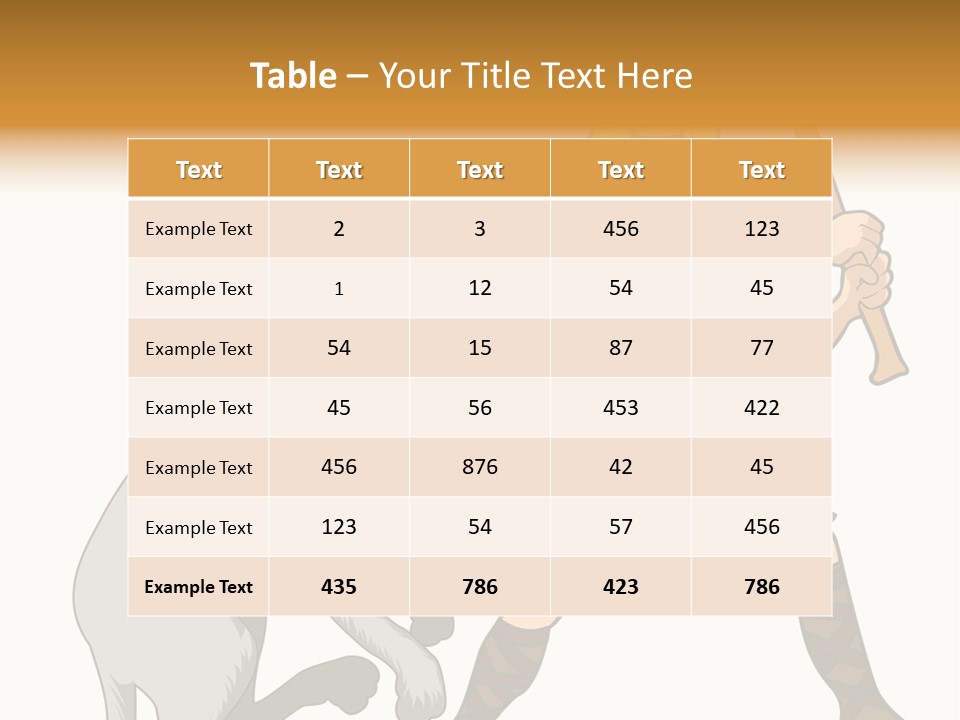 Cu Chulainn Brave Kilt PowerPoint Template