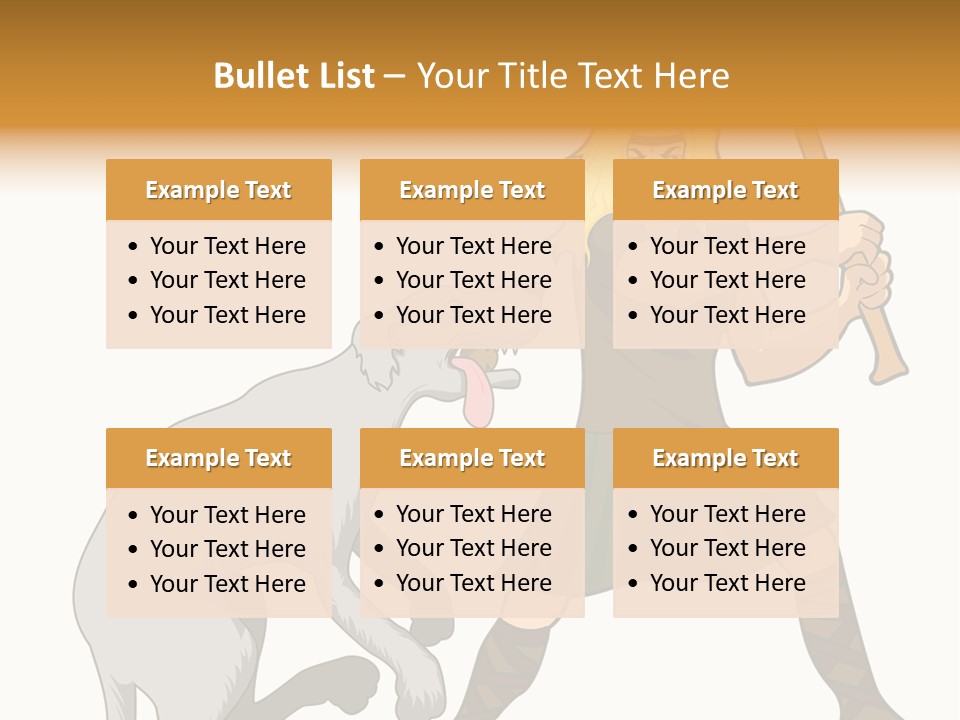 Cu Chulainn Brave Kilt PowerPoint Template