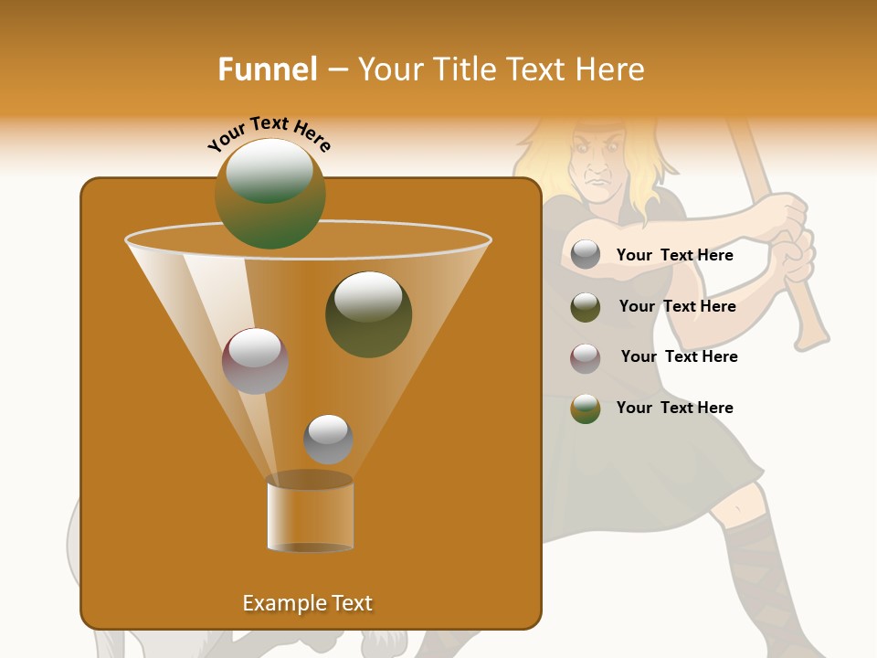 Cu Chulainn Brave Kilt PowerPoint Template