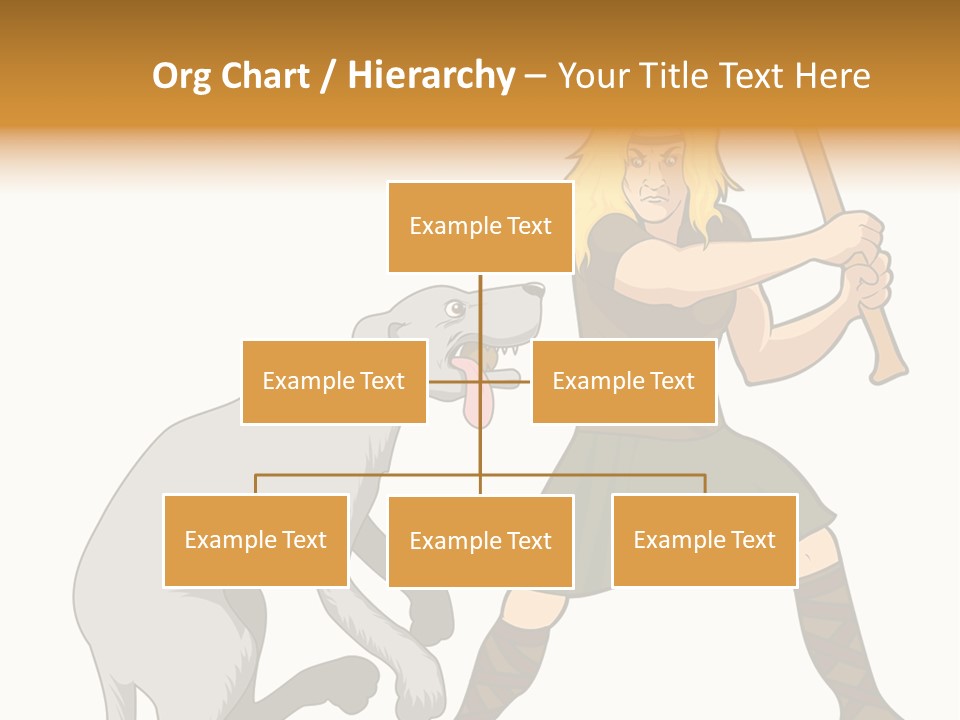 Cu Chulainn Brave Kilt PowerPoint Template