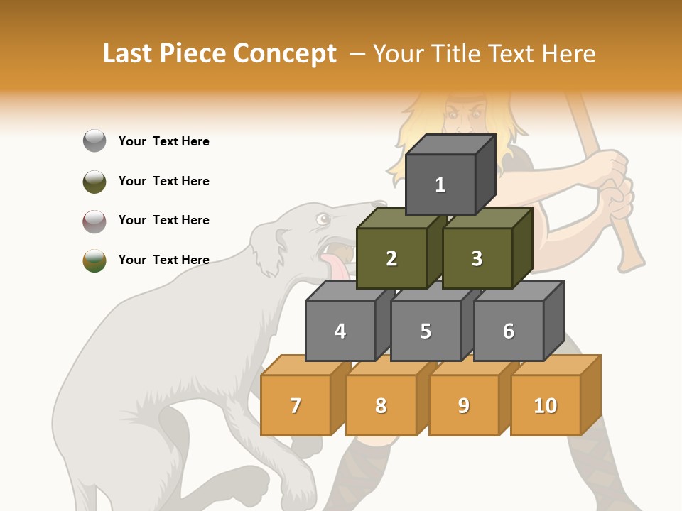 Cu Chulainn Brave Kilt PowerPoint Template