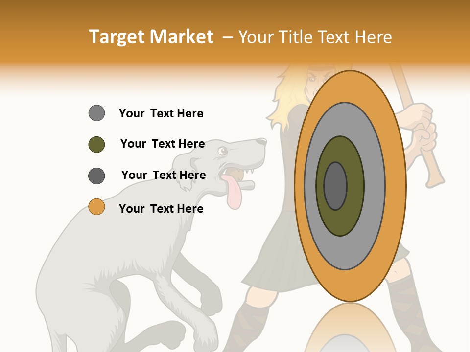 Cu Chulainn Brave Kilt PowerPoint Template