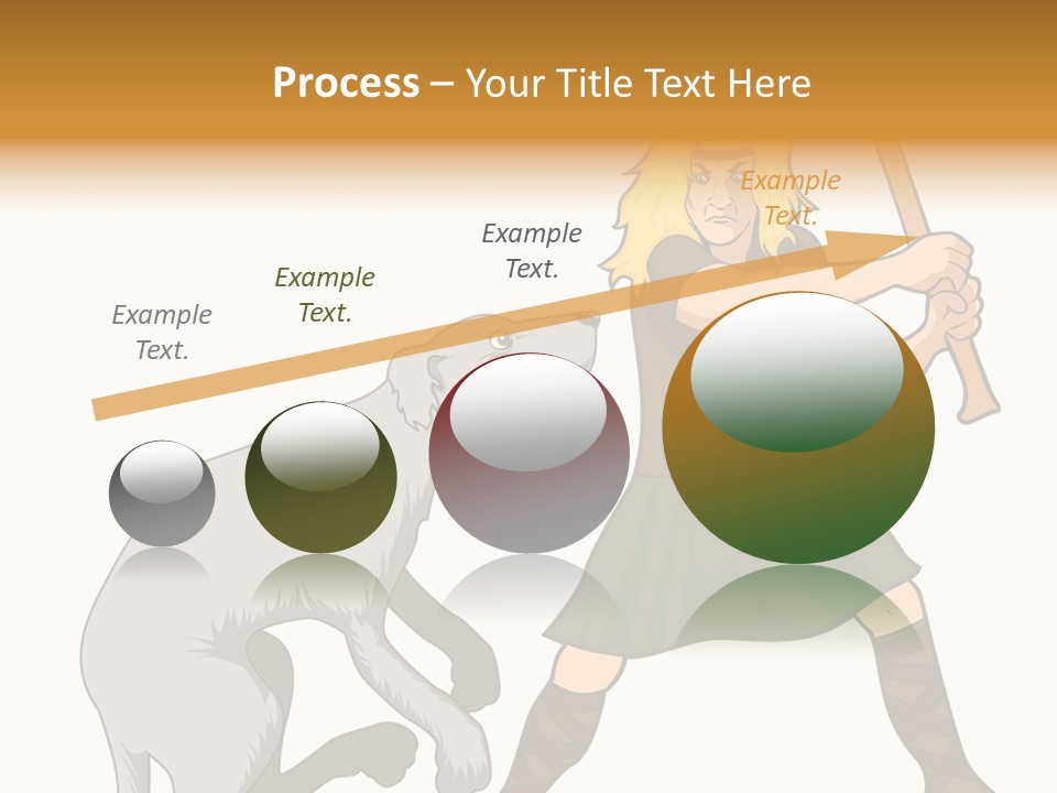 Cu Chulainn Brave Kilt PowerPoint Template