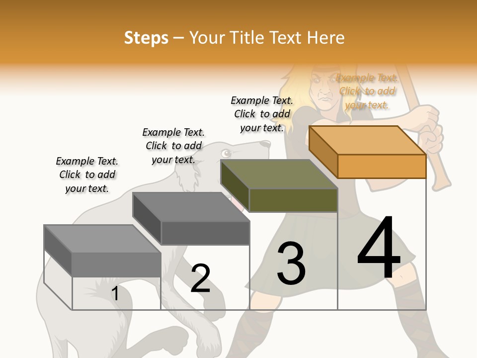 Cu Chulainn Brave Kilt PowerPoint Template