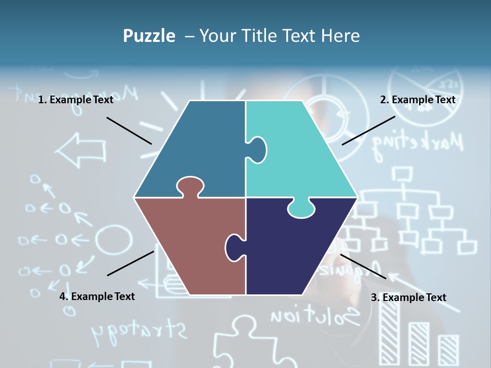 Economic Businessman Analysis PowerPoint Template
