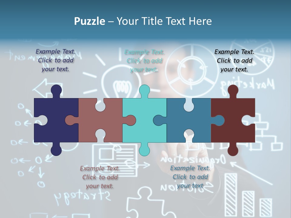 Economic Businessman Analysis PowerPoint Template