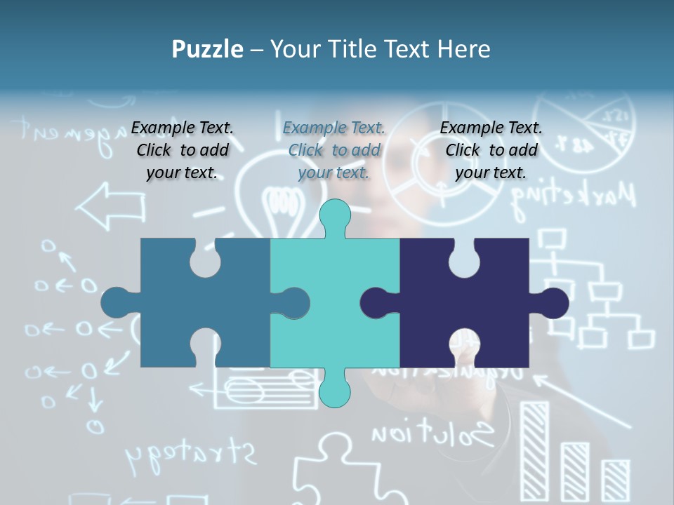 Economic Businessman Analysis PowerPoint Template