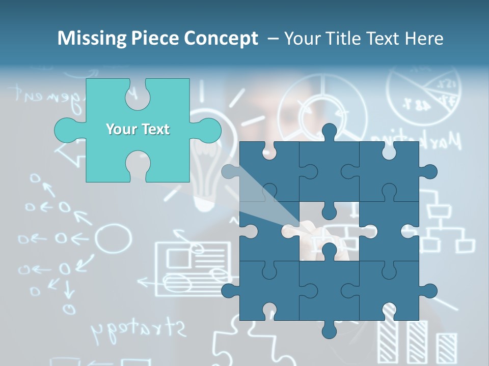 Economic Businessman Analysis PowerPoint Template