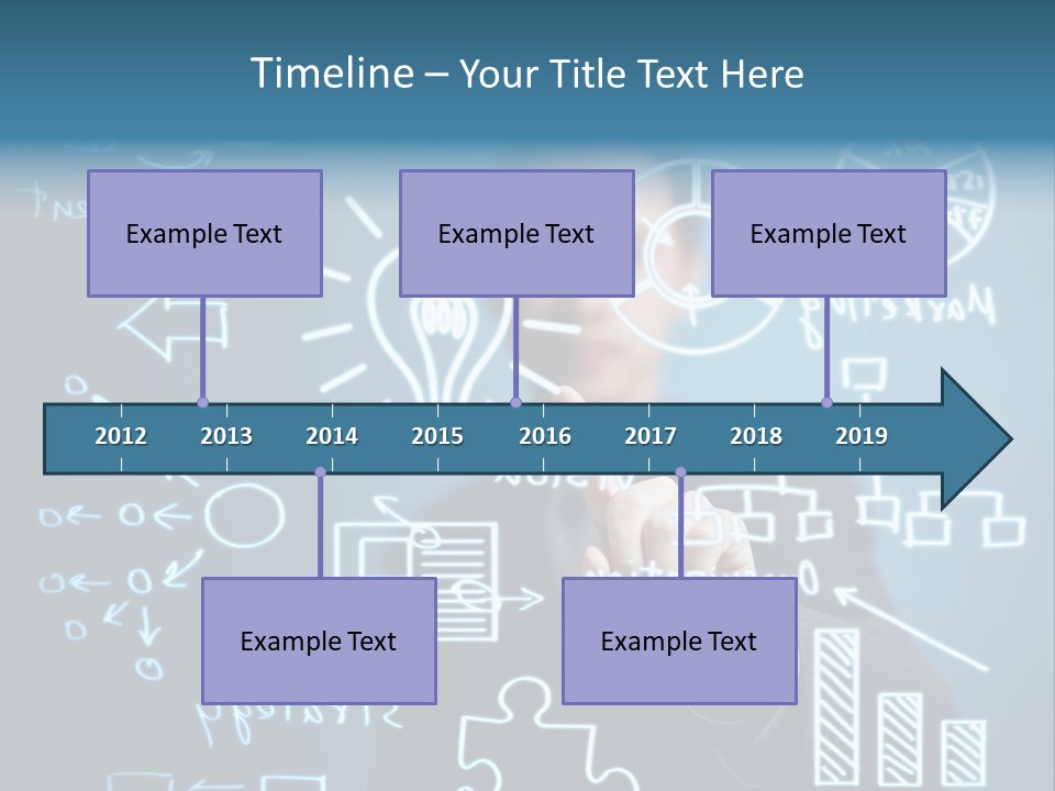 Economic Businessman Analysis PowerPoint Template