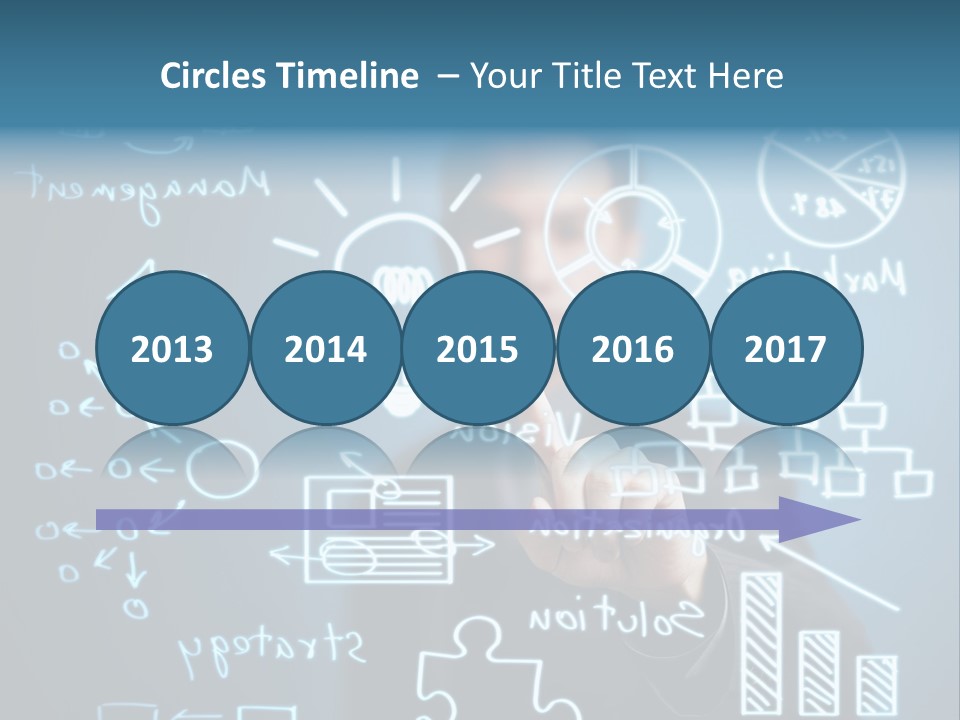 Economic Businessman Analysis PowerPoint Template
