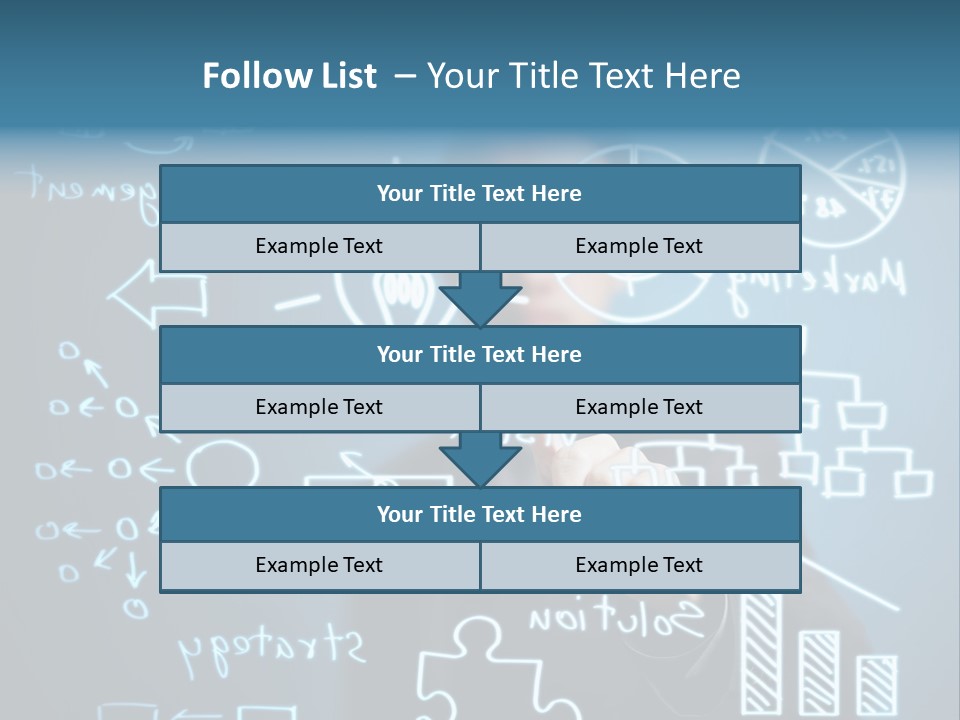 Economic Businessman Analysis PowerPoint Template