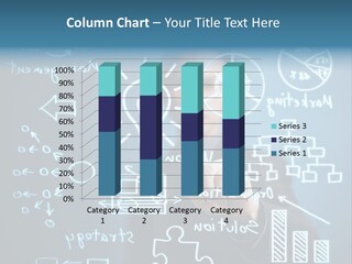 Economic Businessman Analysis PowerPoint Template