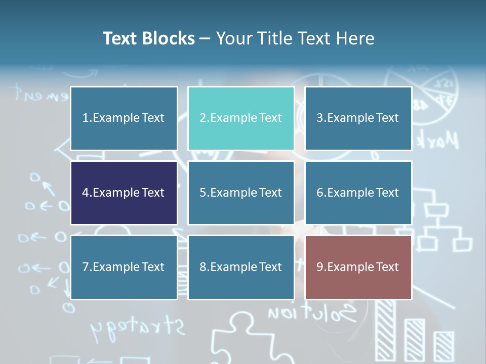 Economic Businessman Analysis PowerPoint Template