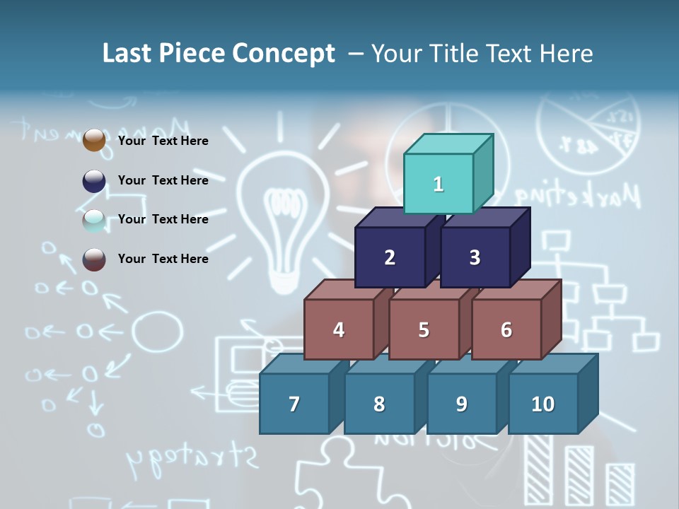 Economic Businessman Analysis PowerPoint Template