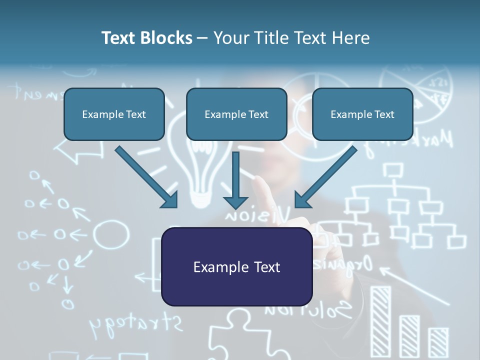 Economic Businessman Analysis PowerPoint Template