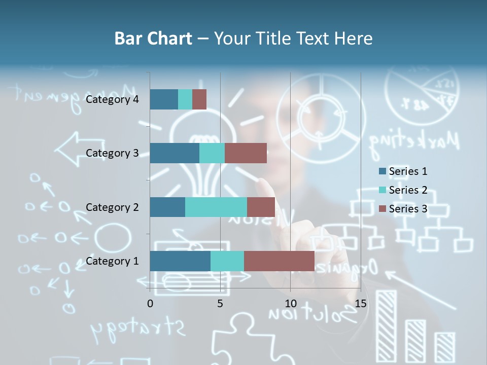 Economic Businessman Analysis PowerPoint Template