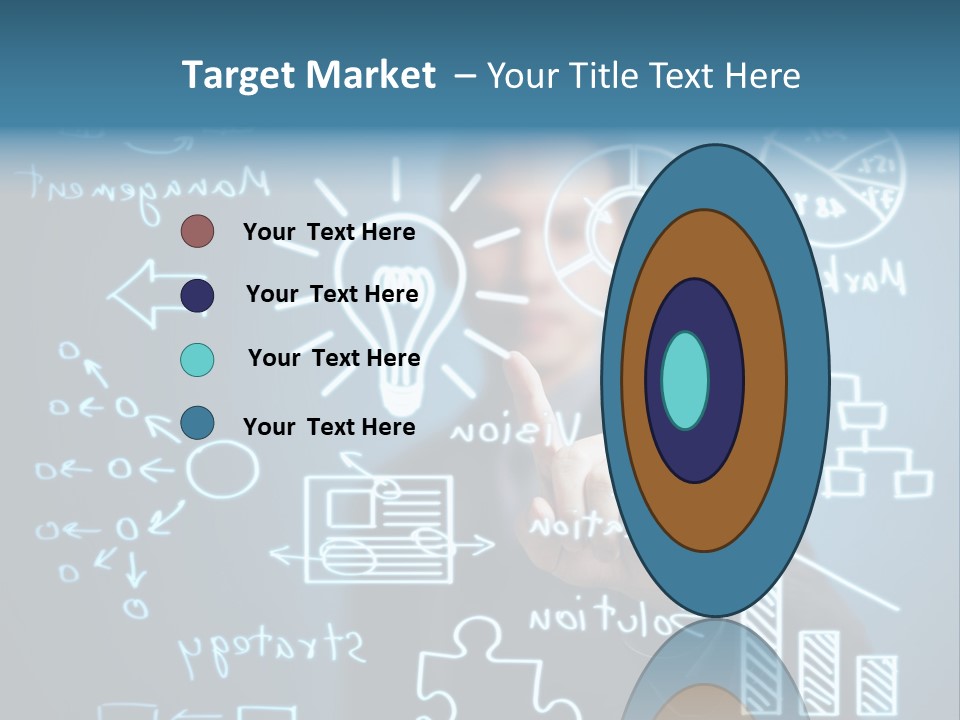 Economic Businessman Analysis PowerPoint Template