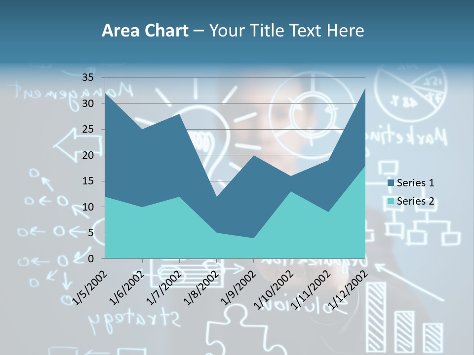 Economic Businessman Analysis PowerPoint Template