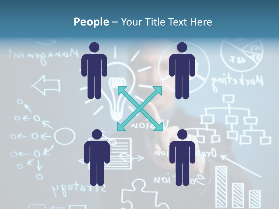 Economic Businessman Analysis PowerPoint Template