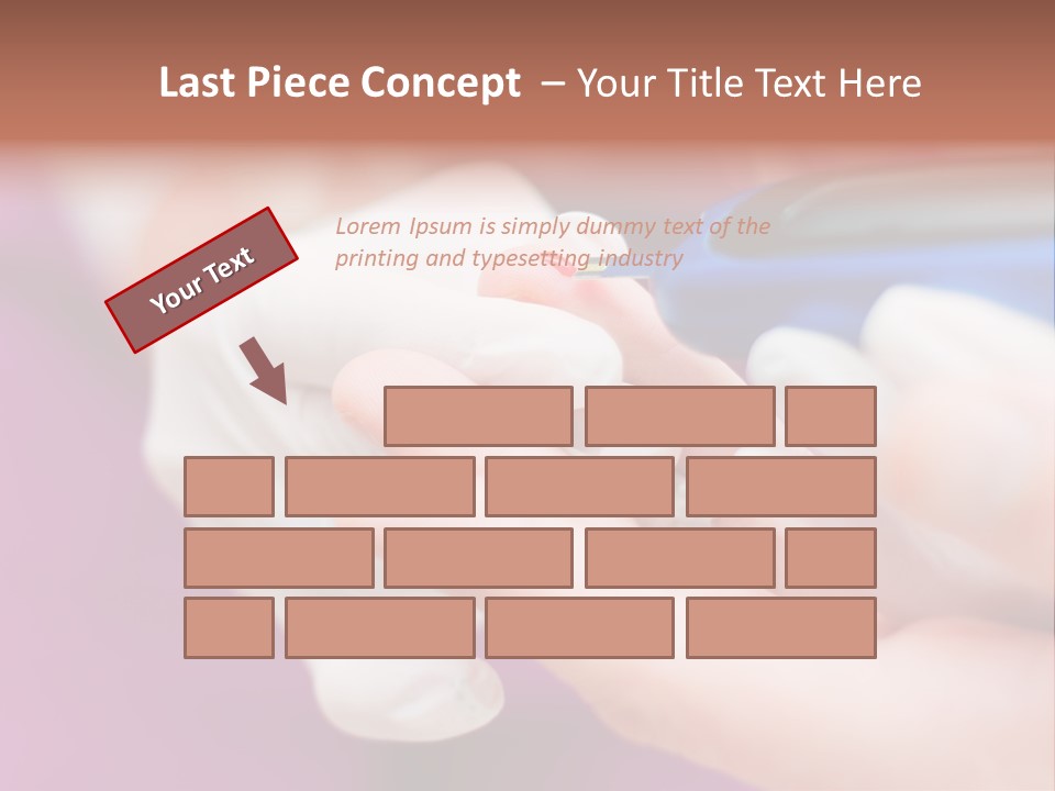 Human Wound Medical PowerPoint Template