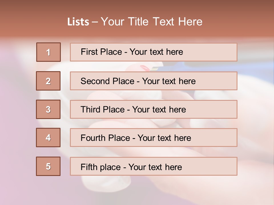Human Wound Medical PowerPoint Template