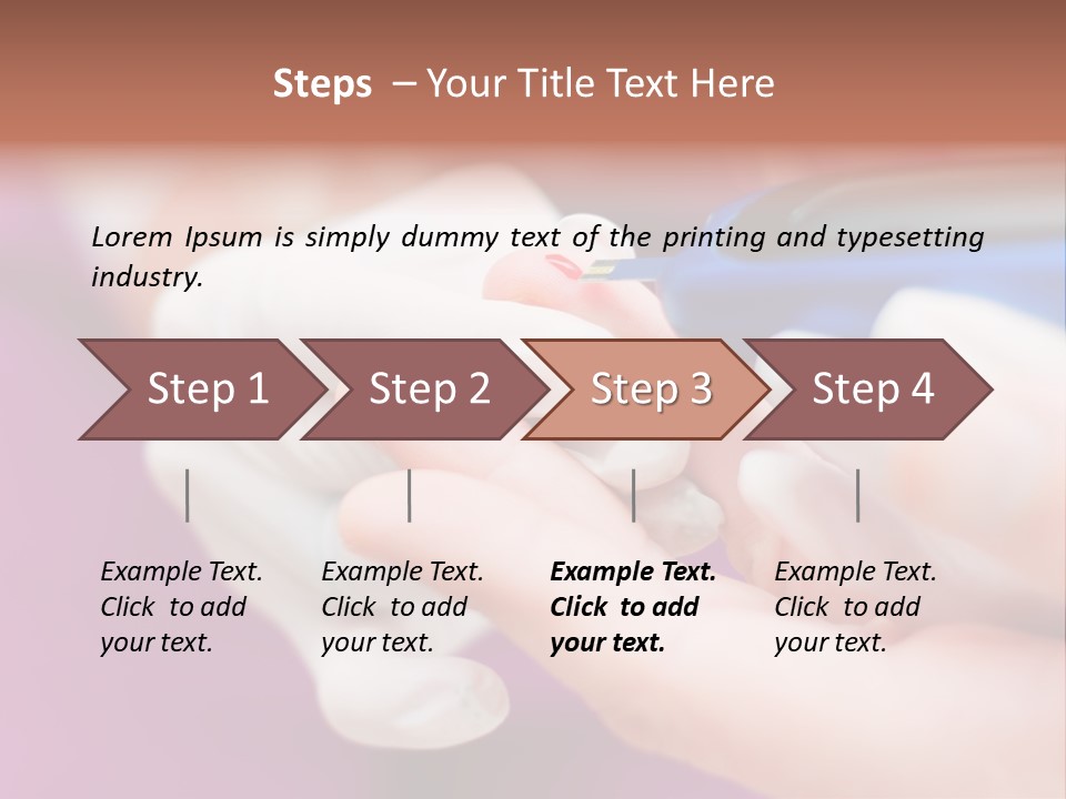 Human Wound Medical PowerPoint Template