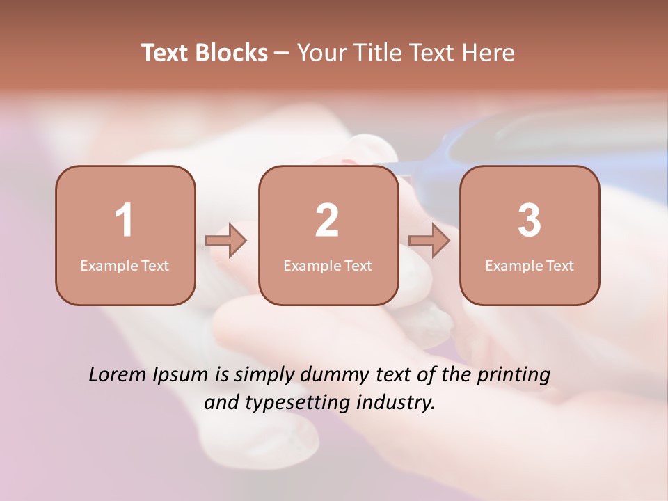 Human Wound Medical PowerPoint Template