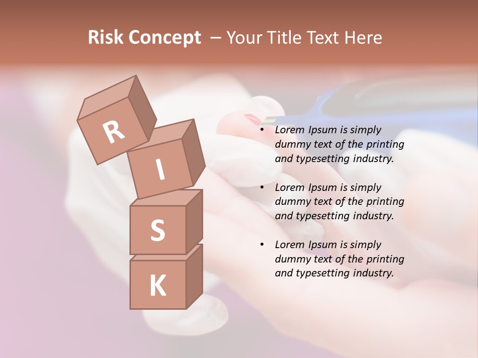 Human Wound Medical PowerPoint Template
