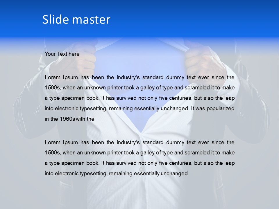 Change Undress Shirt PowerPoint Template