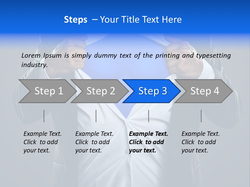 Change Undress Shirt PowerPoint Template