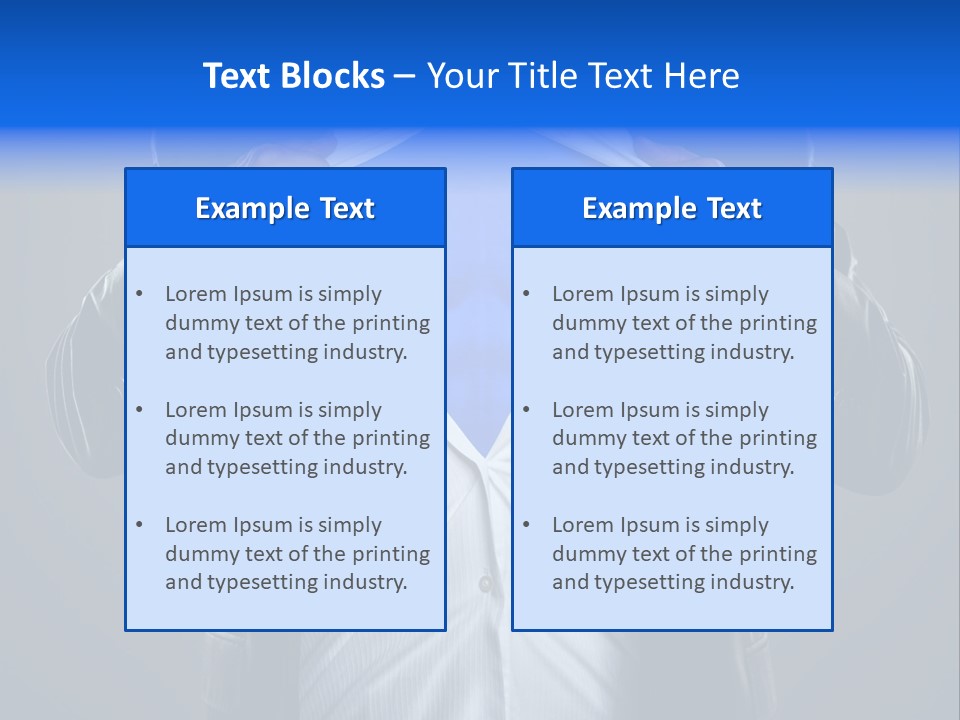Change Undress Shirt PowerPoint Template