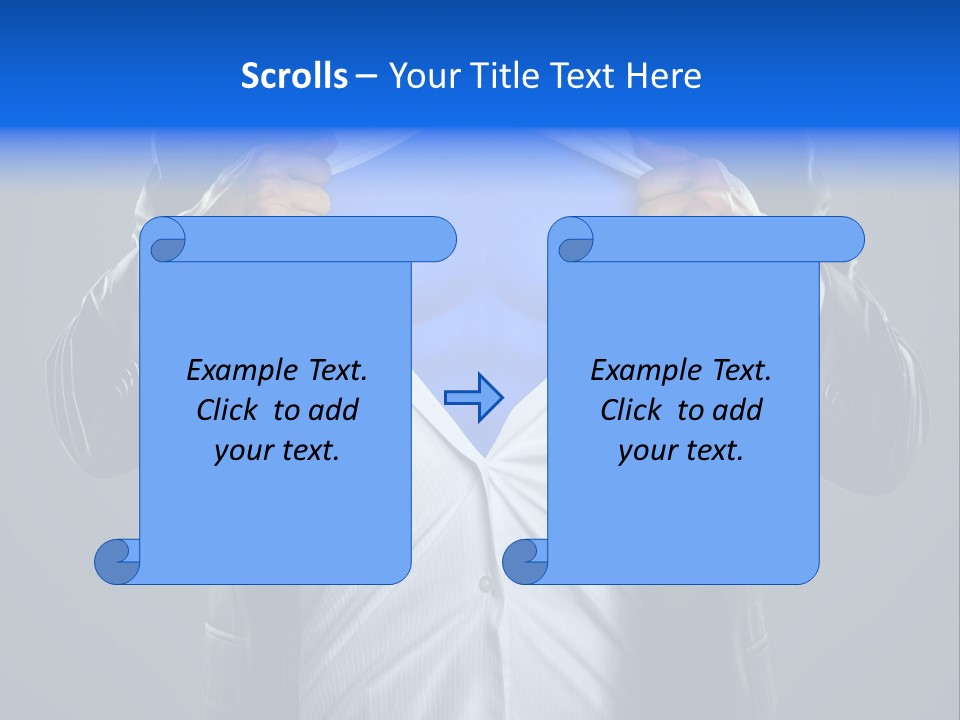 Change Undress Shirt PowerPoint Template