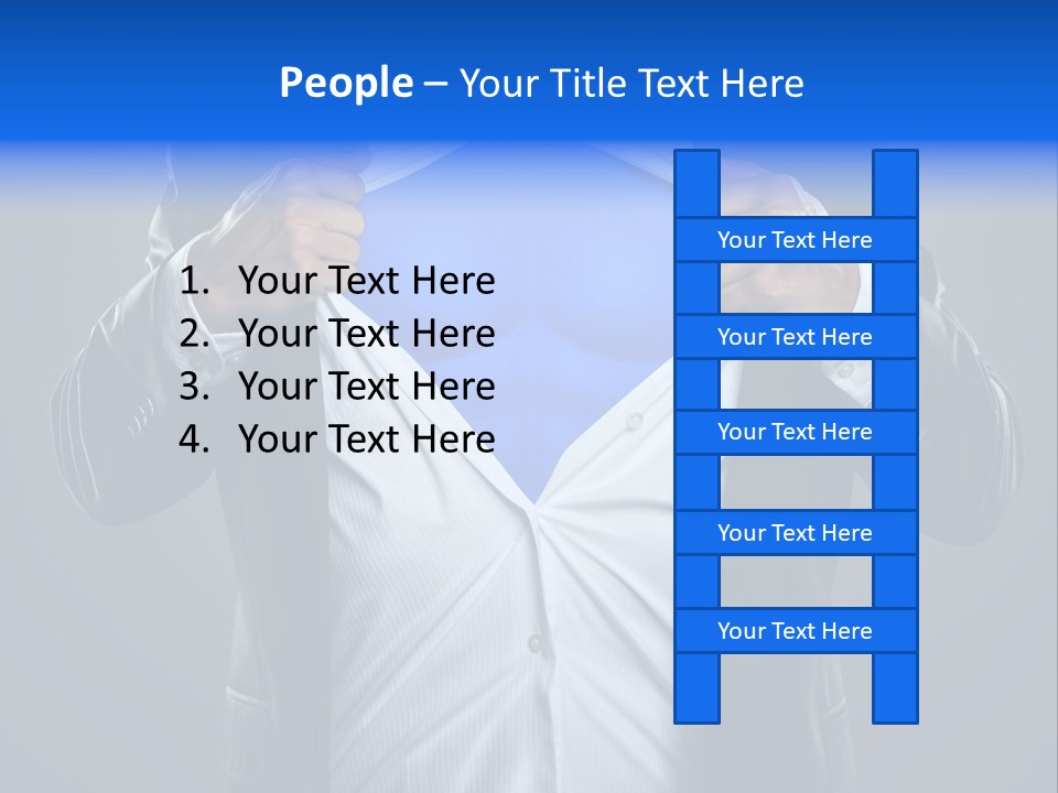 Change Undress Shirt PowerPoint Template