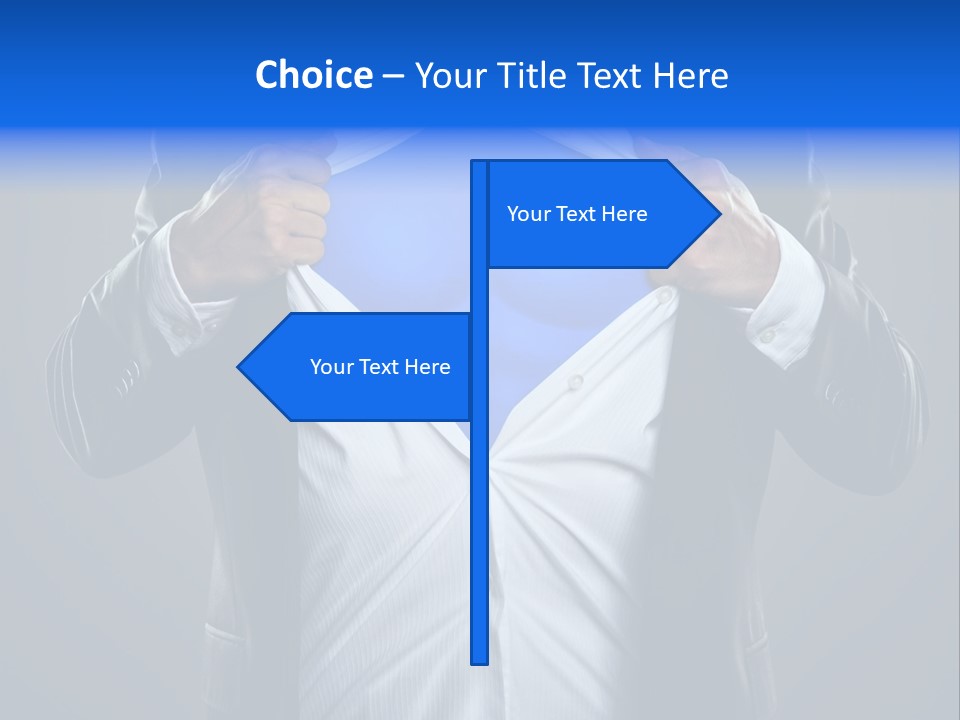 Change Undress Shirt PowerPoint Template