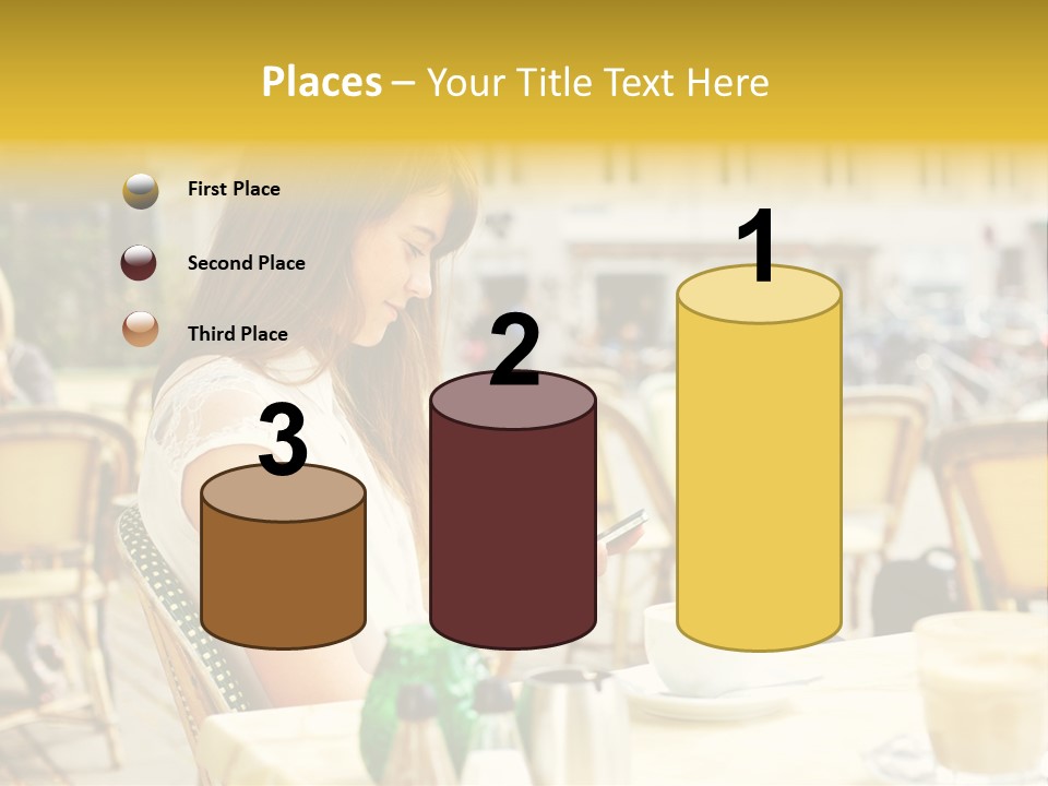 Person Outside Communication PowerPoint Template